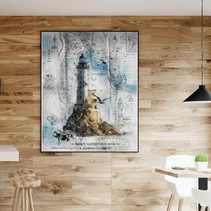 маяк Анива. lighthouse Naka-Shiretoko misaki