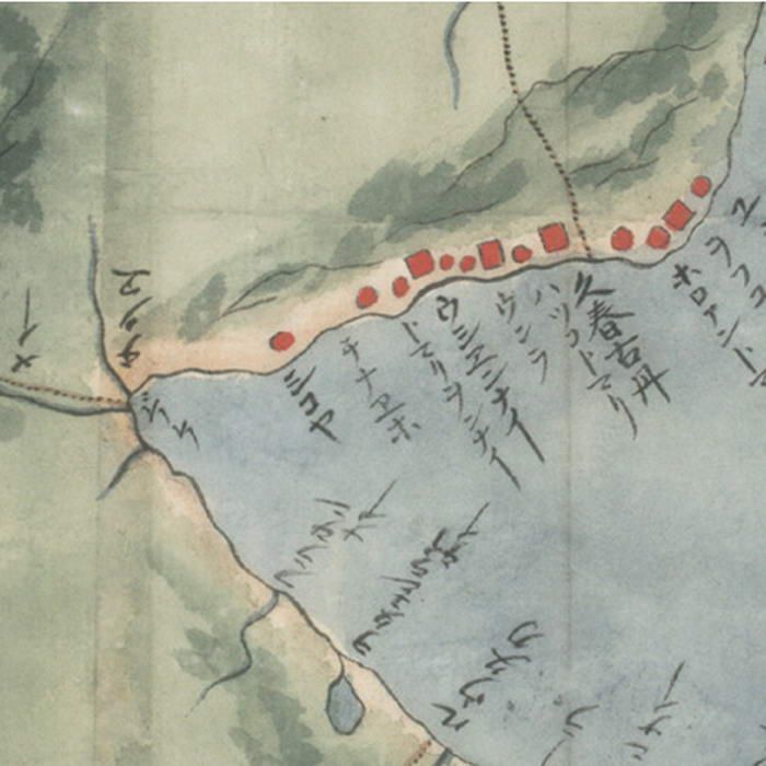 1865 Karafuto Sakhalin map Сахалин Карафуто карта