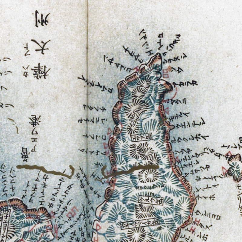 Karafuto map Sakhalin Карафуто карта Сахалин 