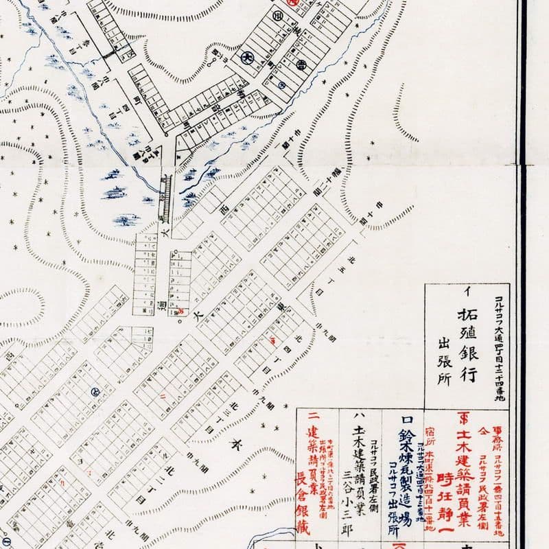 Otomari map карта Корсаков