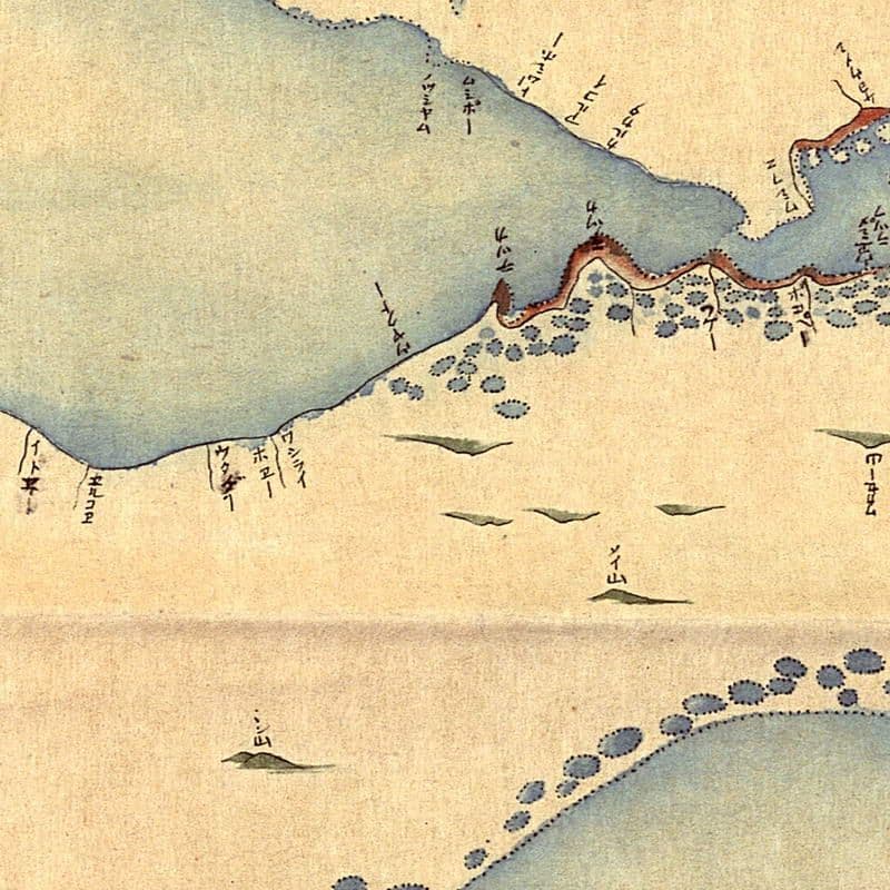 Karafuto Sakhalin map Сахалин Карафуто карта