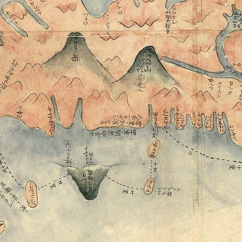 Karafuto Sakhalin map Сахалин Карафуто карта