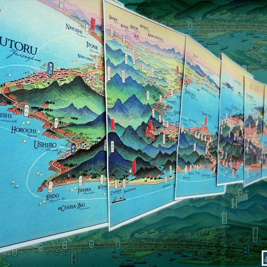 Karafuto Sakhalin map Сахалин Карафуто карта