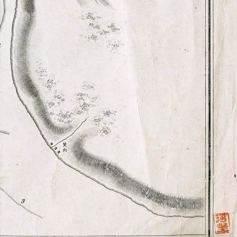 1873 Kushunkotan map Otomari Корсаков карта