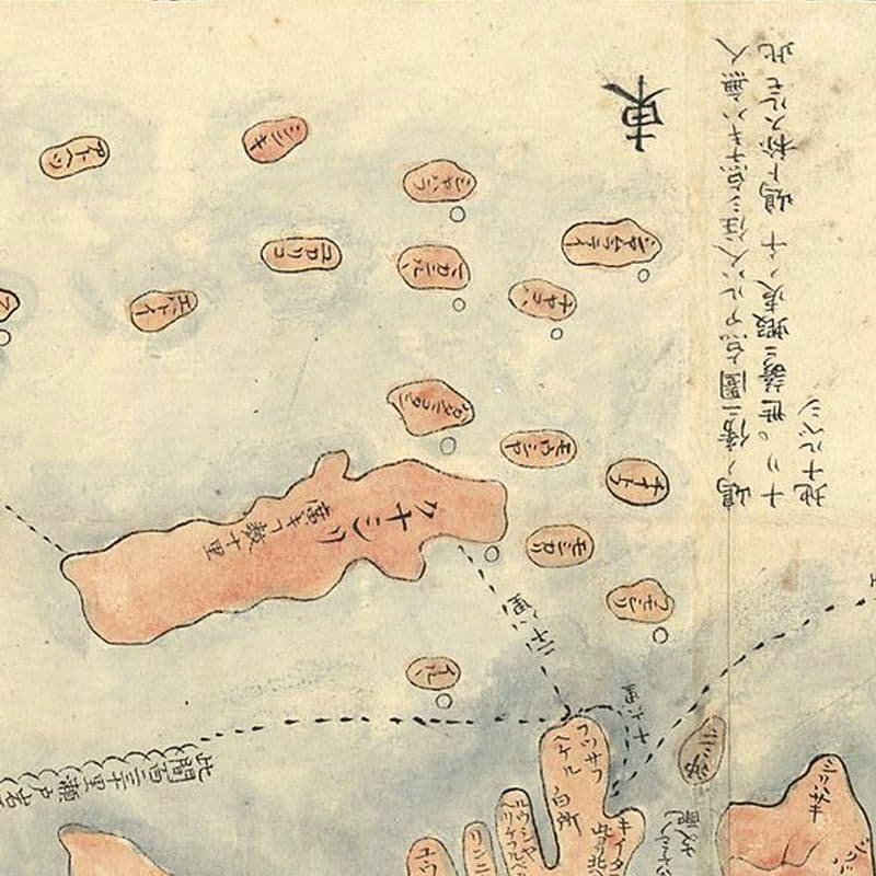 Karafuto Sakhalin map Сахалин Карафуто карта