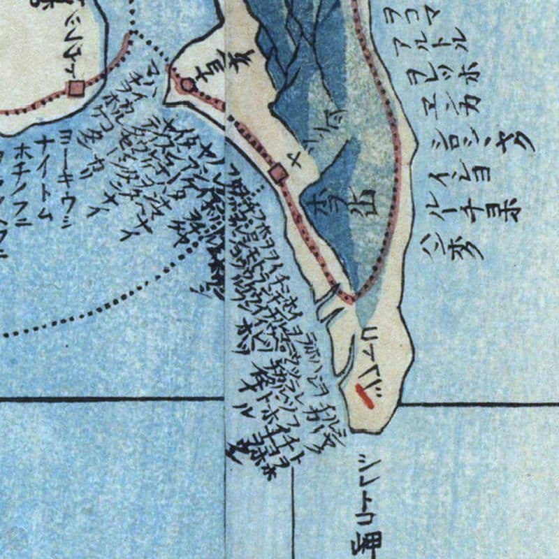 Karafuto map Sakhalin Карафуто карта Сахалин 