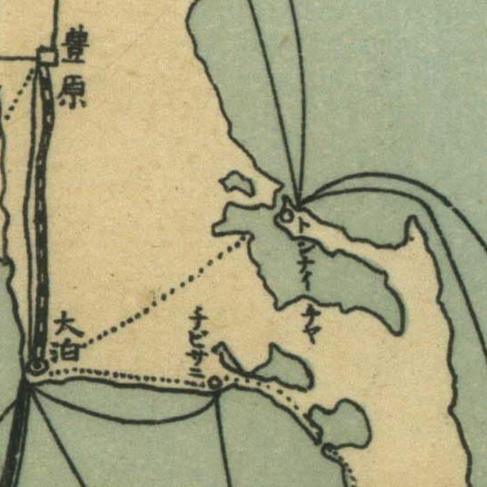 Karafuto Sakhalin map Сахалин Карафуто карта
