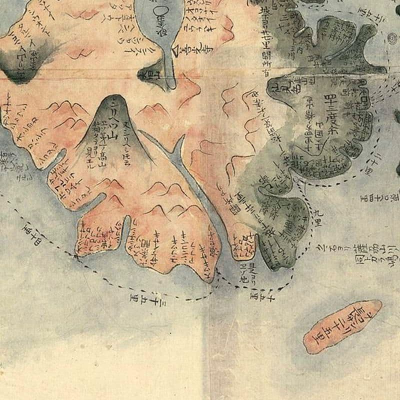 Karafuto Sakhalin map Сахалин Карафуто карта