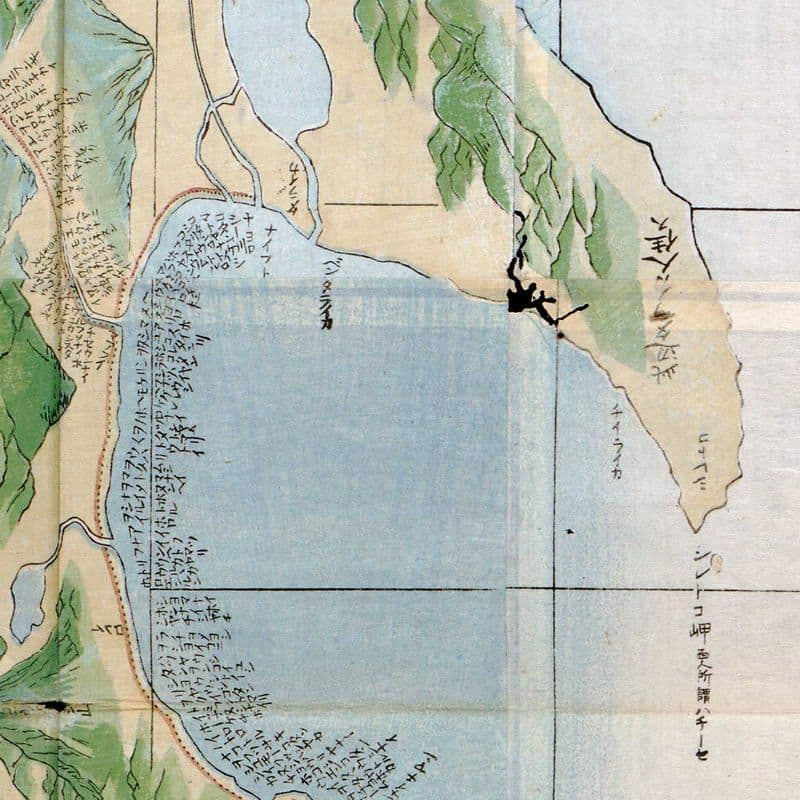Karafuto Sakhalin map Сахалин Карафуто карта
