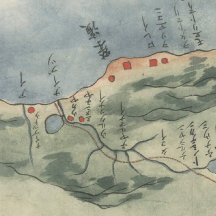1865 Karafuto Sakhalin map Сахалин Карафуто карта