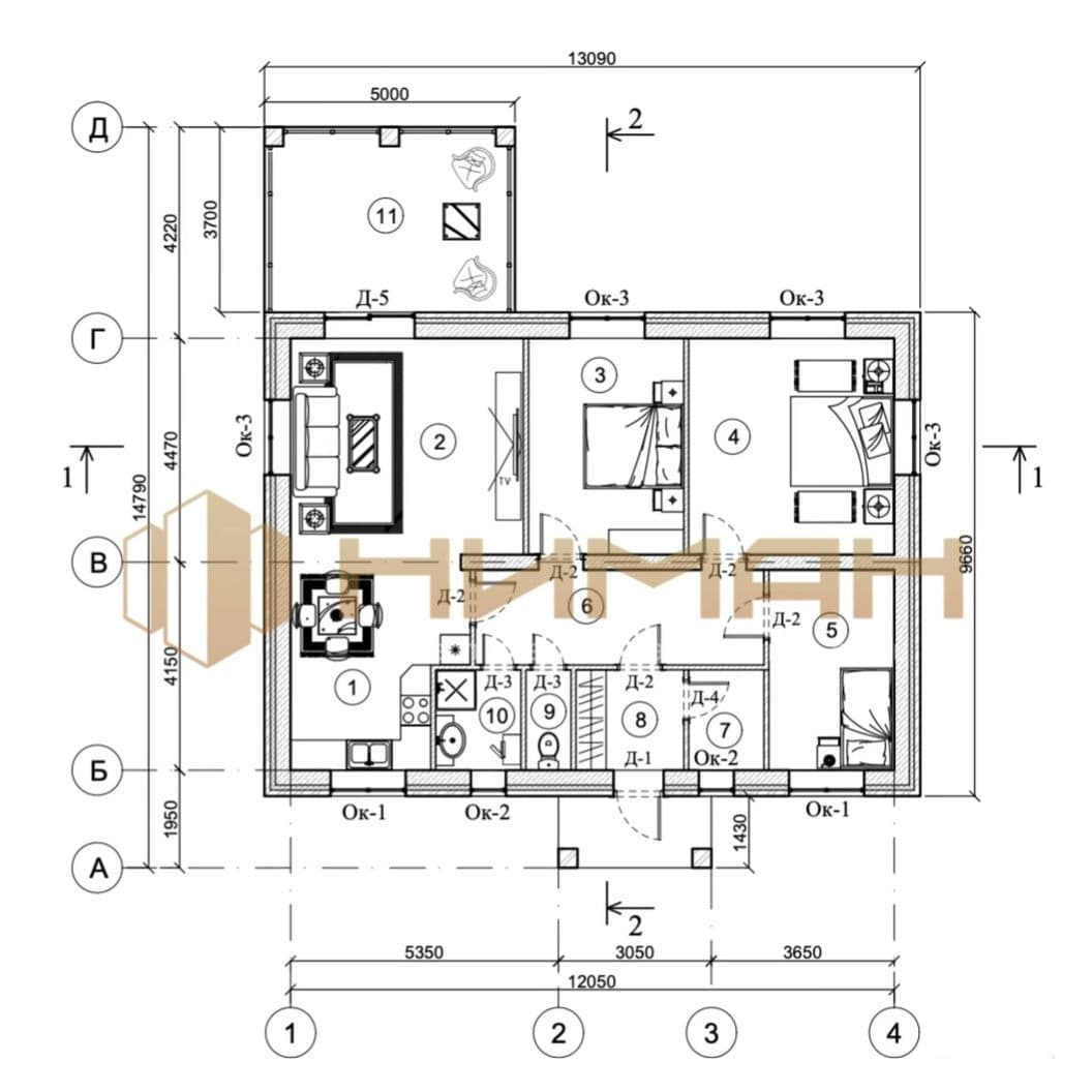 Купить «Стандарт» 100 м²