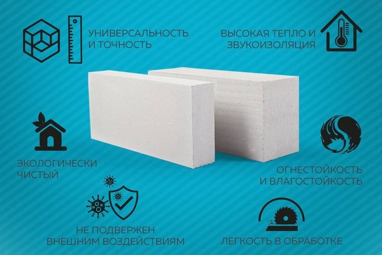 Преимущества домов из газобетонных блоков