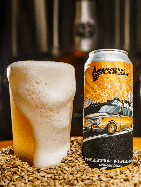 Yellow Wagon • German Lager от пивоварни Brew Garage фото