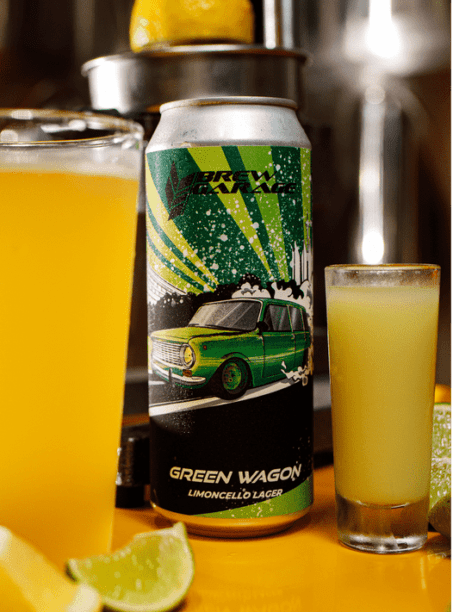 Green Wagon • Brew Garage Lemonchello Lager фото