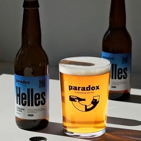Helles от пивоварни Paradox фото