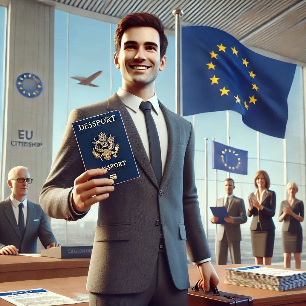 изображение момента получения гражданства Европейского Союза https://firstcenterimmigration.ru/