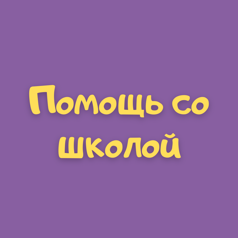 Купить Помощь со школой