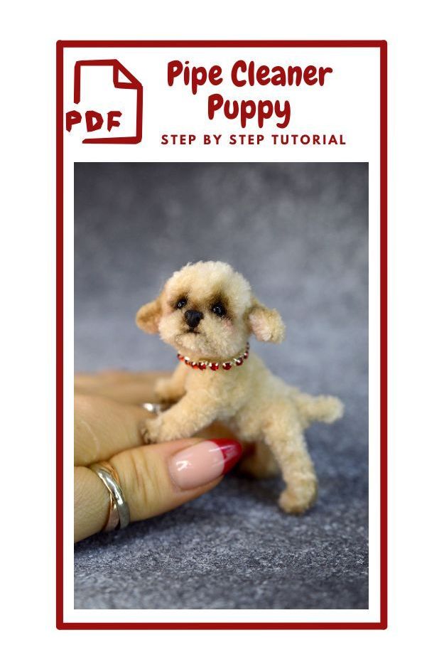The video tutorial "How to make miniature dogs and puppies for cleaning pipes" is the perfect opportunity for any craft or dog lover who will help cre