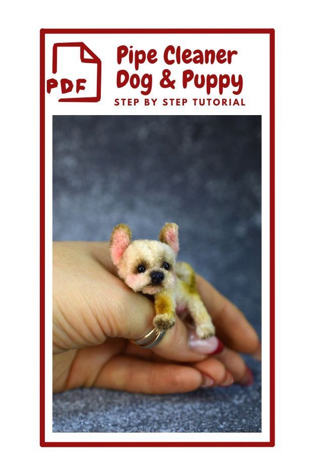 The video tutorial "How to make miniature dogs and puppies for cleaning pipes" is the perfect opportunity for any craft or dog lover who will help cre