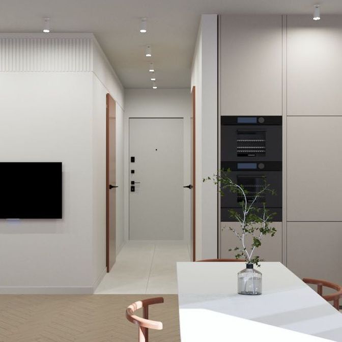 Городской минимализм: Квартира для аренды