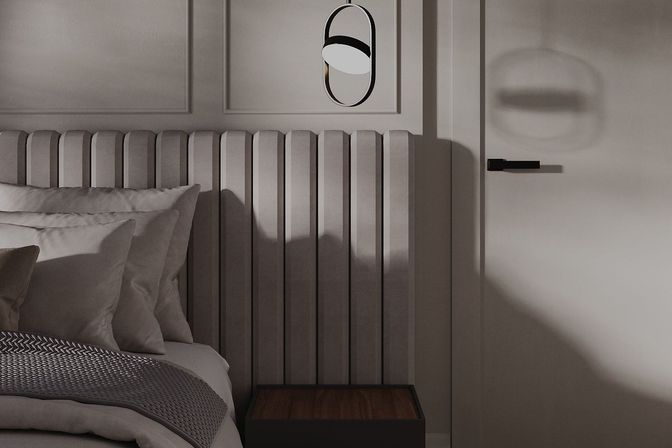 Неоклассика: Квартира для семьи из 3 человек