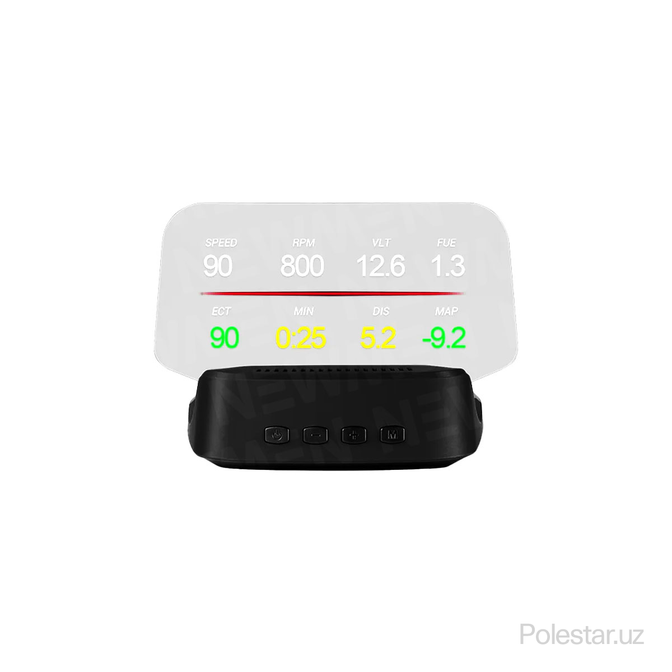 Хедап-дисплей NEWMEN HUD C2 OBD2+GPS