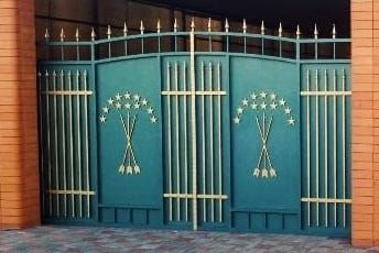 Ворота откатные на консольной балке в Сочи под ключ – Welding Sochi